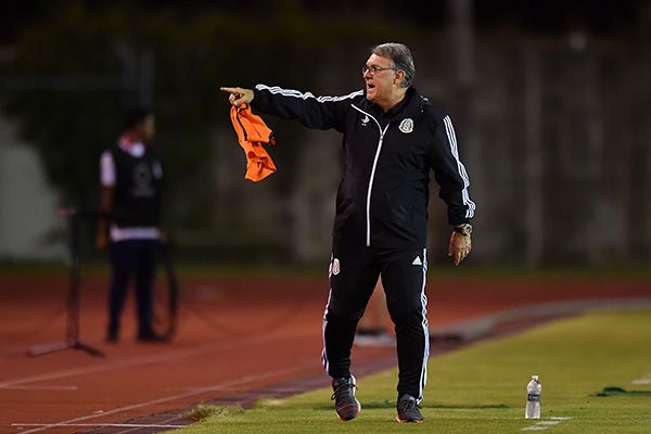 Martino en el partido contra Bermudas