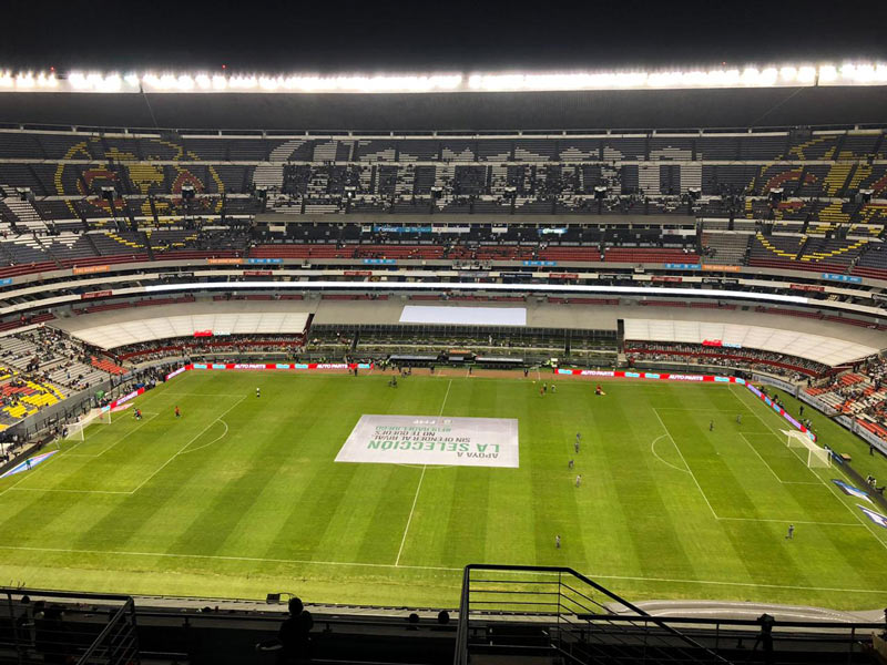 Estadio Azteca previo al México vs Panamá