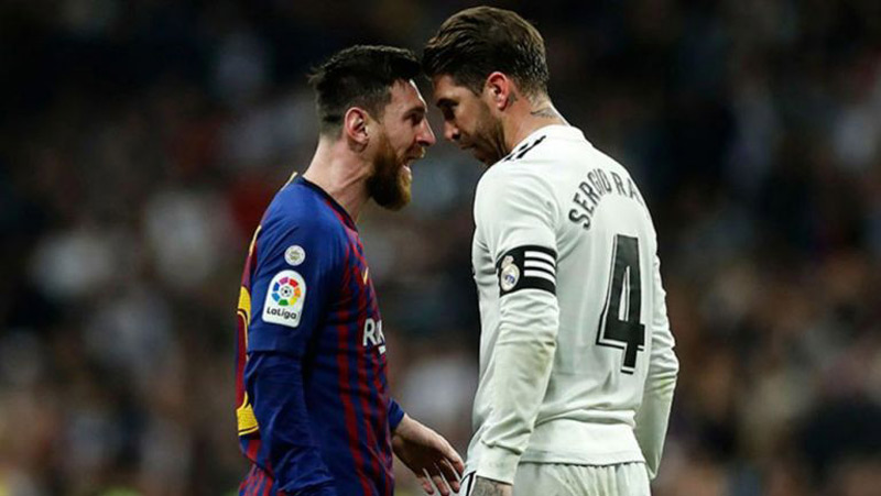 Messi y Ramos se encaran en un Clásico 