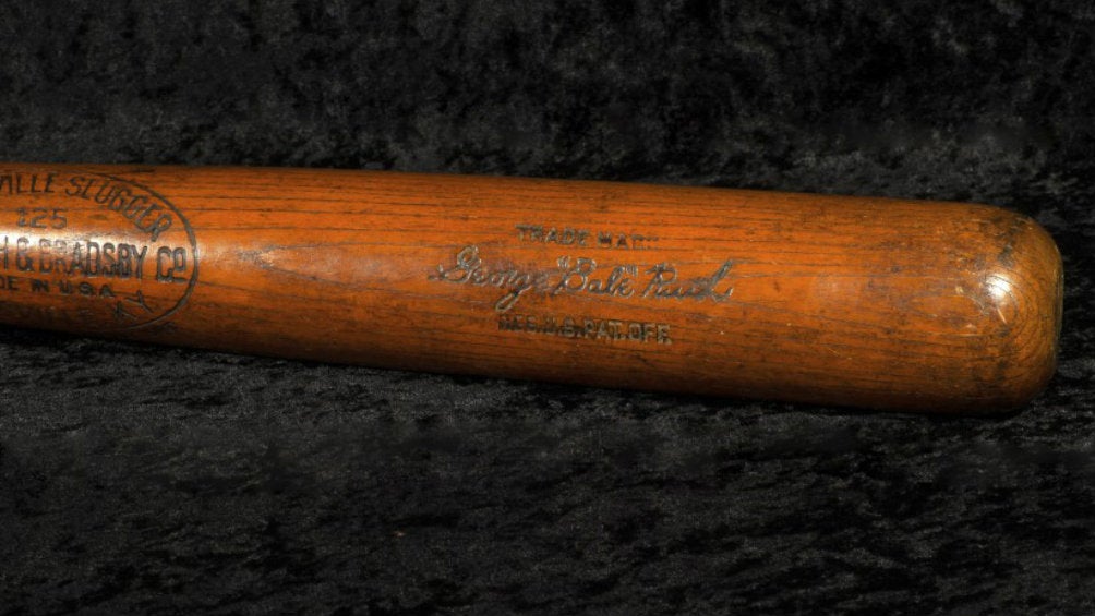 El famoso bat de Ruth marca Lousville Slugger