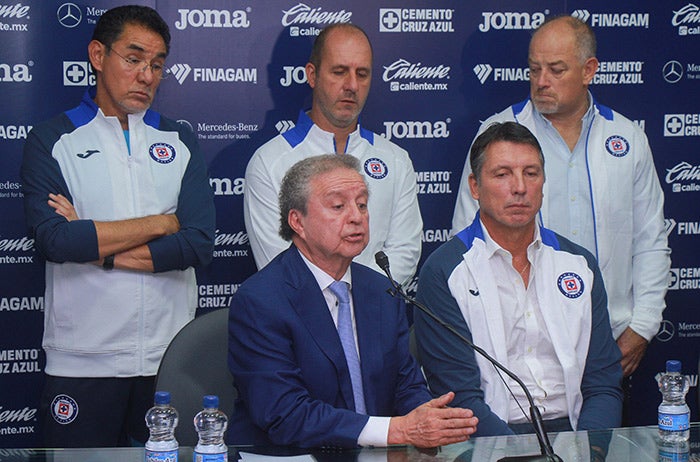 Garcés, en conferencia de prensa