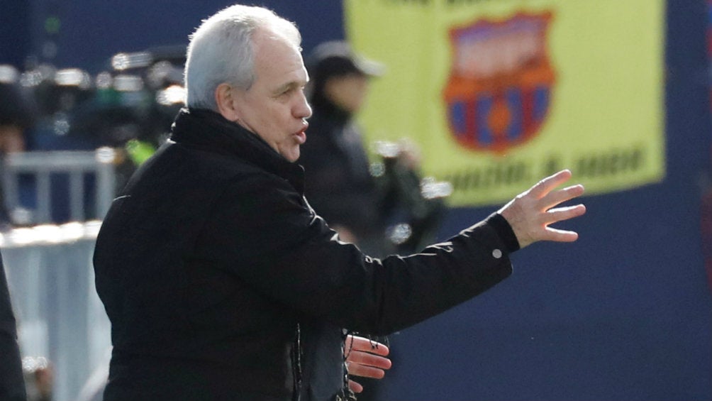 Javier Aguirre durante el Leganés vs Barcelona