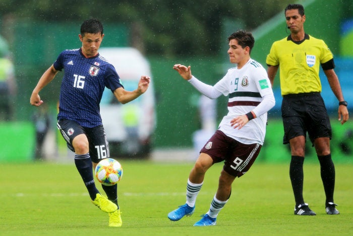 Muñoz, en el partido ante Japón