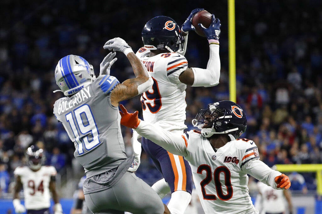 Eddie Jackson incterceptó el blalón