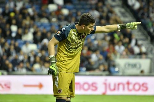 Sebastián Jurado durante un juego del Veracruz