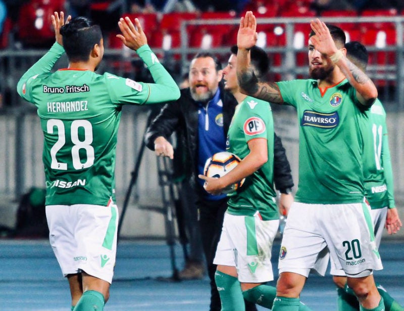 Ignacio Jeraldino celebrando gol