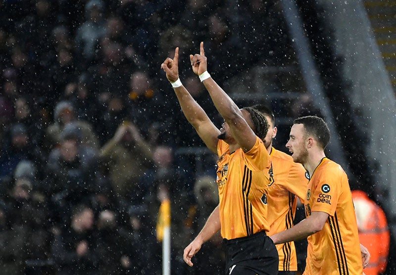 Adama Traoré celebra su gol contra Tottenham