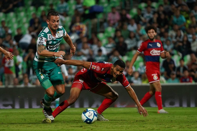 Santos vs Guadalajara en partido de Copa MX