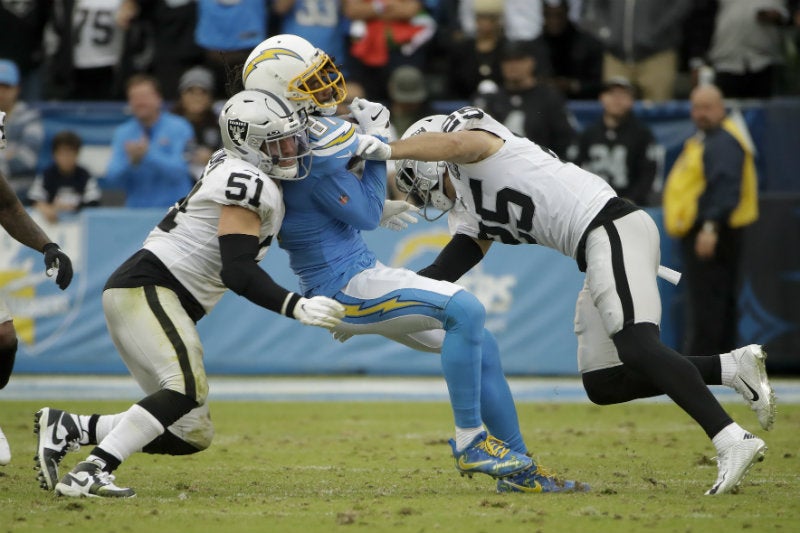 Raiders de Oakland vs Chargers