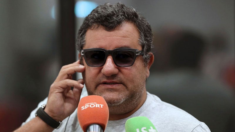EFE Mino Raiola, agente de Matthijs de Ligt