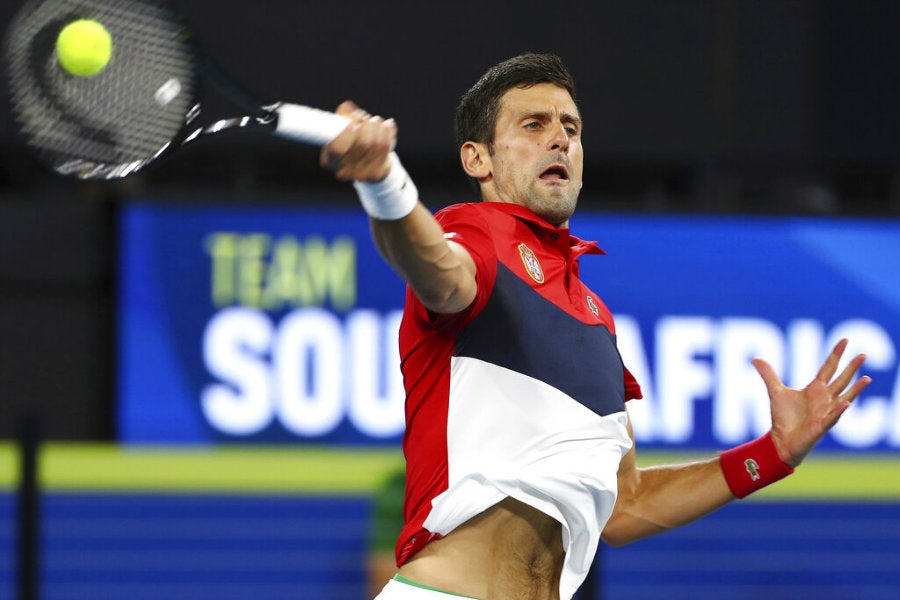 Novak Djokovic, durante el juego ante Kevin Anderson