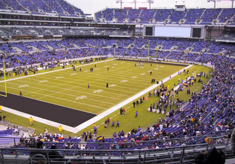 M&T Bank Stadium en partido