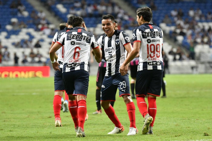 Rodríguez festeja con Rayados