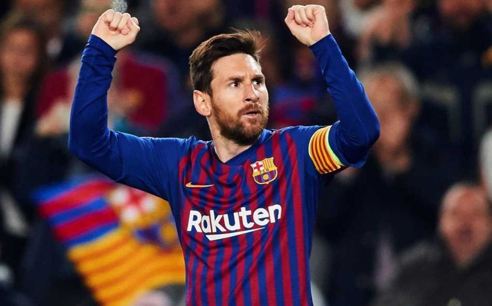 Lionel Messi durante un partido del Barcelona