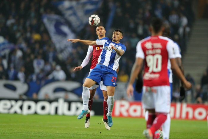 Tiquinho Soares, durante el juego