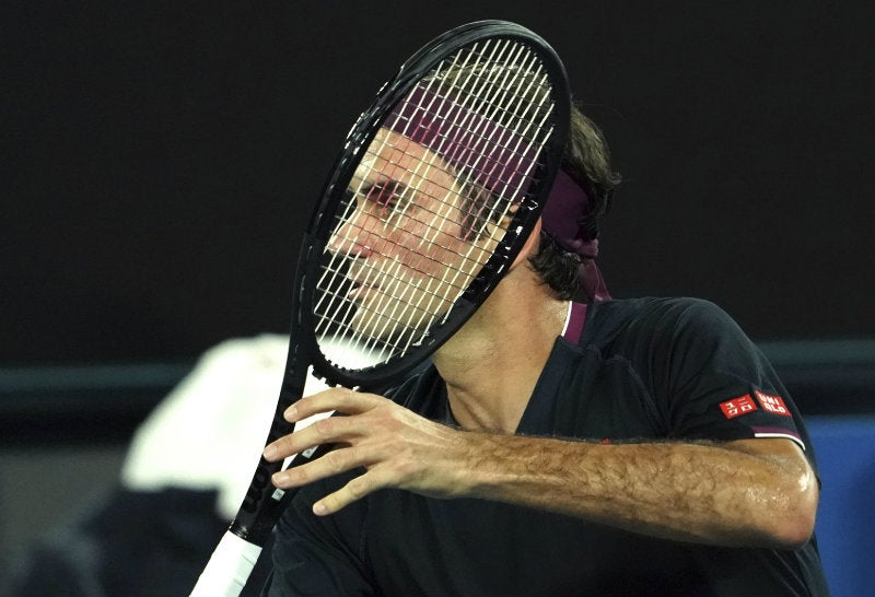 Roger Federer en el Abierto de Australia