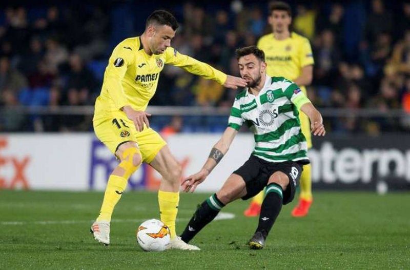 El portugués en duelo ante Villarreal