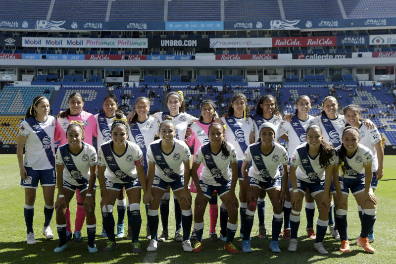 Puebla Femenil antes de un partido