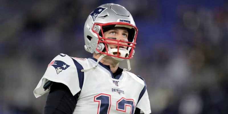 Brady previo a un partido de la NFL