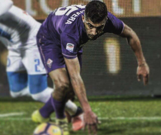 El zaguero uruguayo en su etapa por la Fiorentina