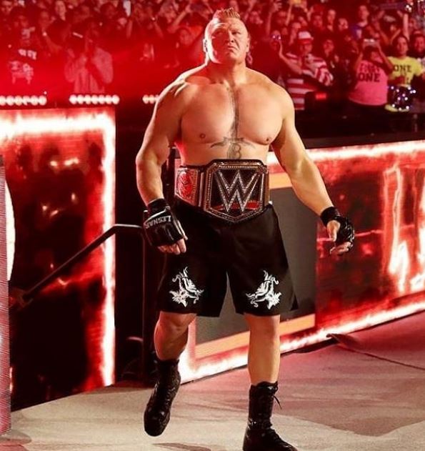 Brock Lesnar es el actual Campeón de la WWE