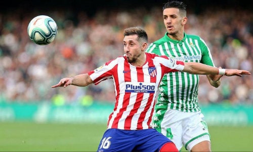 TWITTER @HHERRERAMX El mediocampista de los Colchoneros en un partido