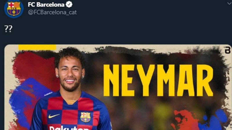 La imagen del regreso de Neymar