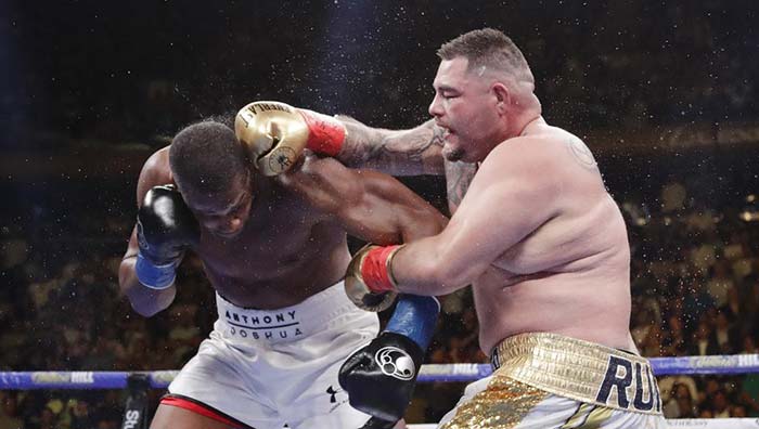 Andy Ruiz, en una pelea