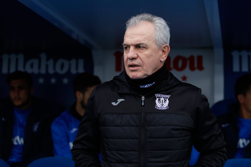 Javier Aguirre en un juego edl Leganés