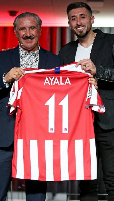 Rubén Ayala y Héctor Herrera posando para la foto