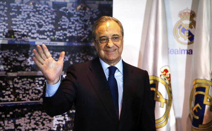 Florentino Pérez, presidente de los Merengues