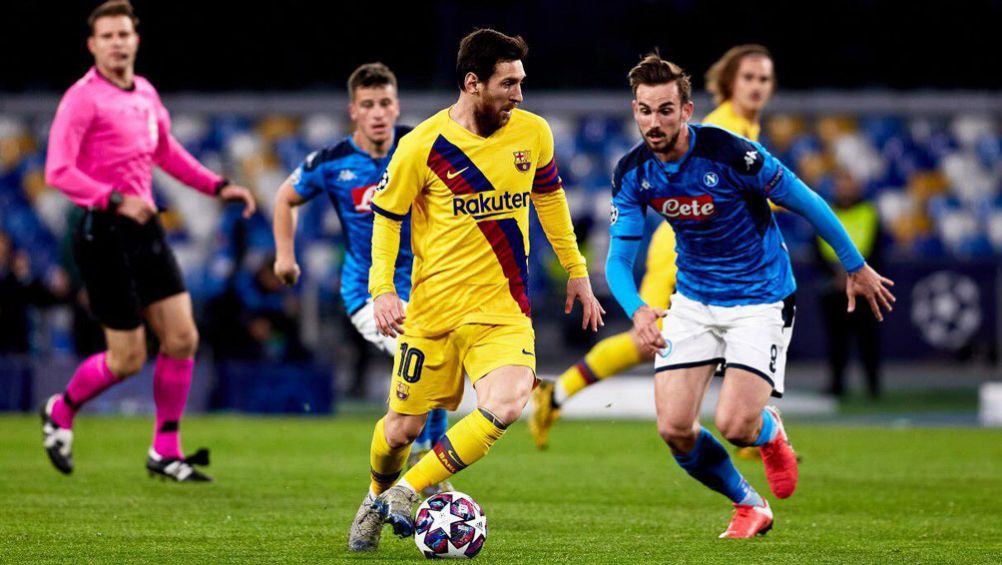 Barcelona vs Napoli se jugará a puerta cerrada por coronavirus