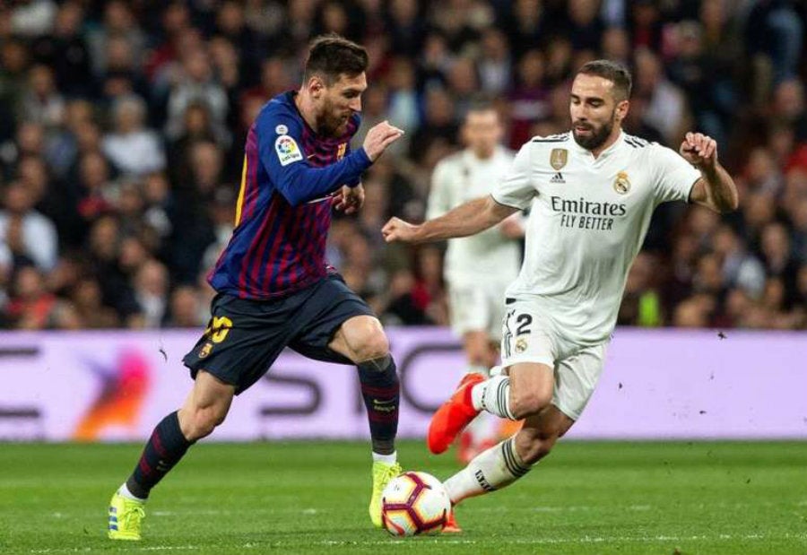 El zaguero ante Lionel Messi en el Clásico