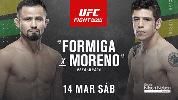 El anuncio de la pelea entre Jussier Formiga y Brandon Moreno 