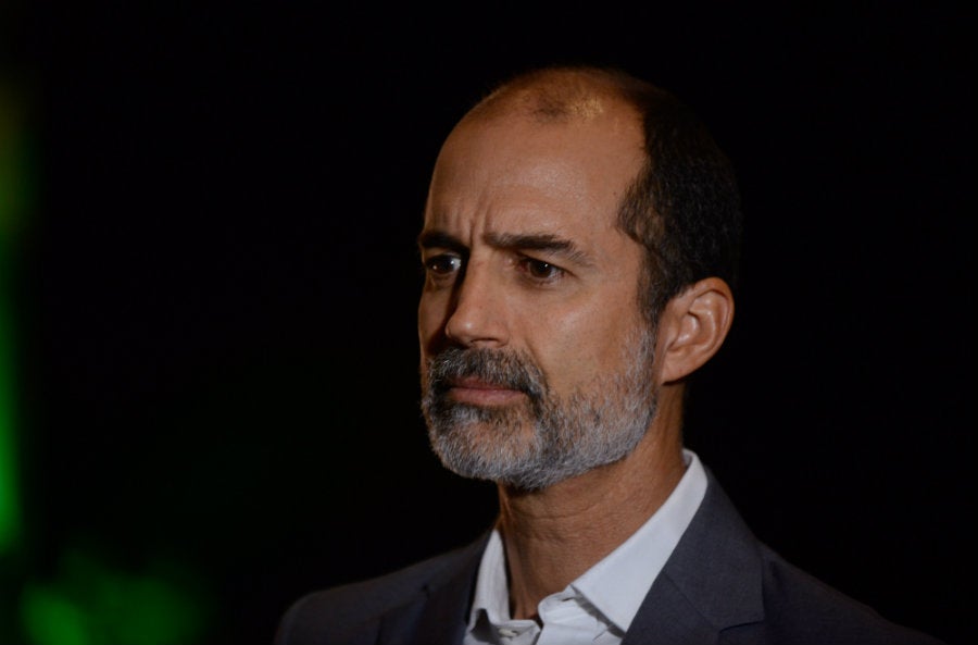 Guillermo Cantú durante su presentación con Juárez