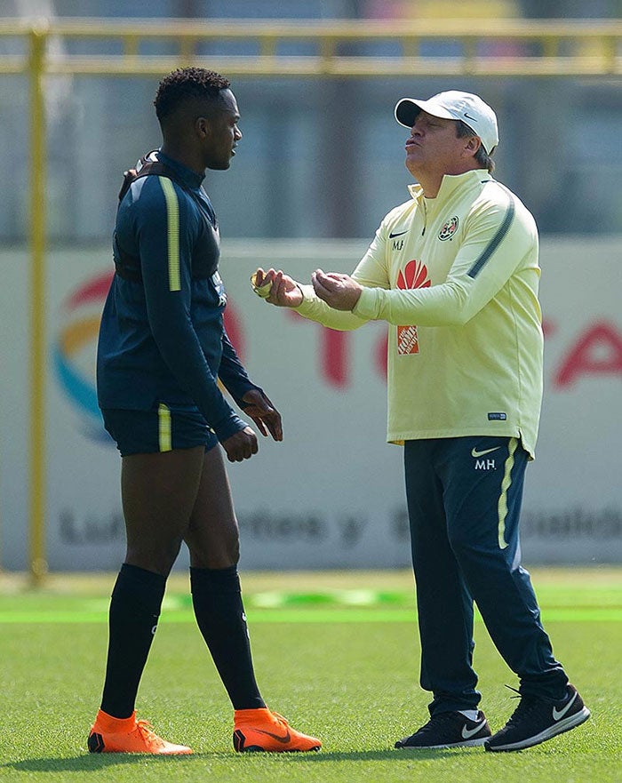 Renato y Piojo, hace algunos meses en las instalaciones de Coapa