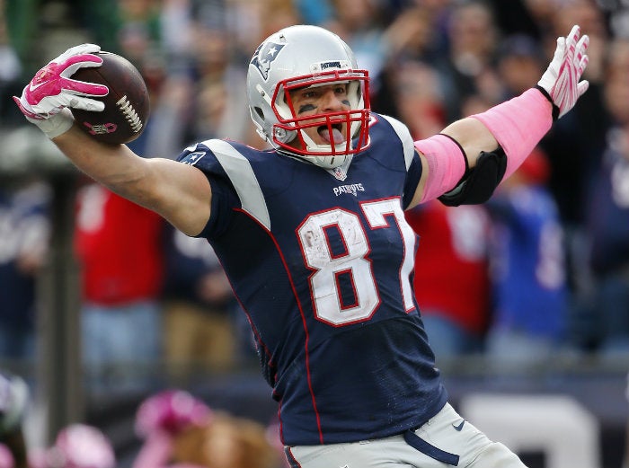 Rob Gronkowski, en un partido