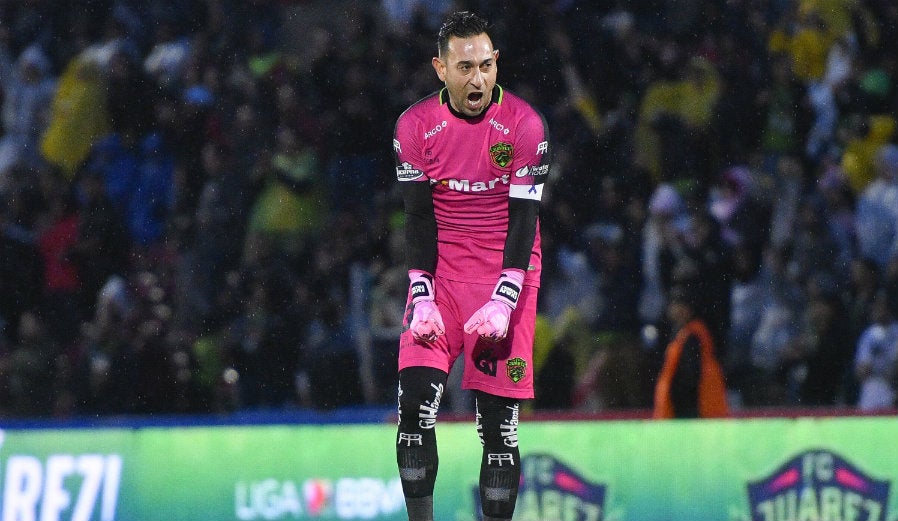 Edmundo Vázquez Mellado durante un partido con Juárez