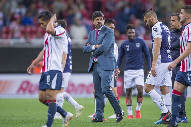 El técnico tras un partido como DT de Chivas