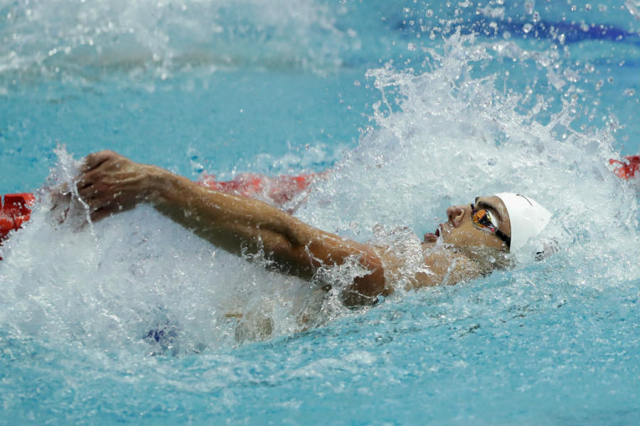 Austin Katz, nadador del equipo olímpico de Estados Unidos