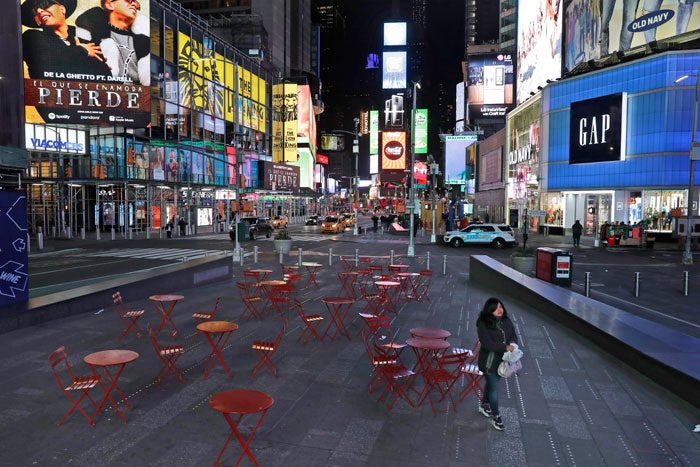 Así luce Times Square tras la cuarentena por coronavirus 