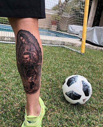 El tatuaje de la Virgen de Guadalupe 