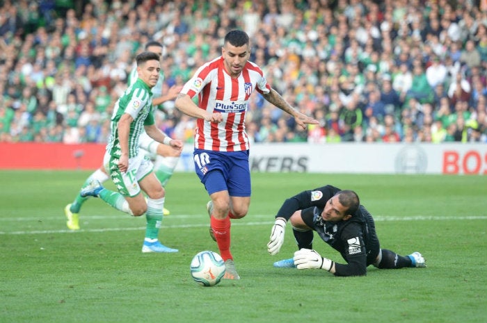 Correa, en un partido del Atlético