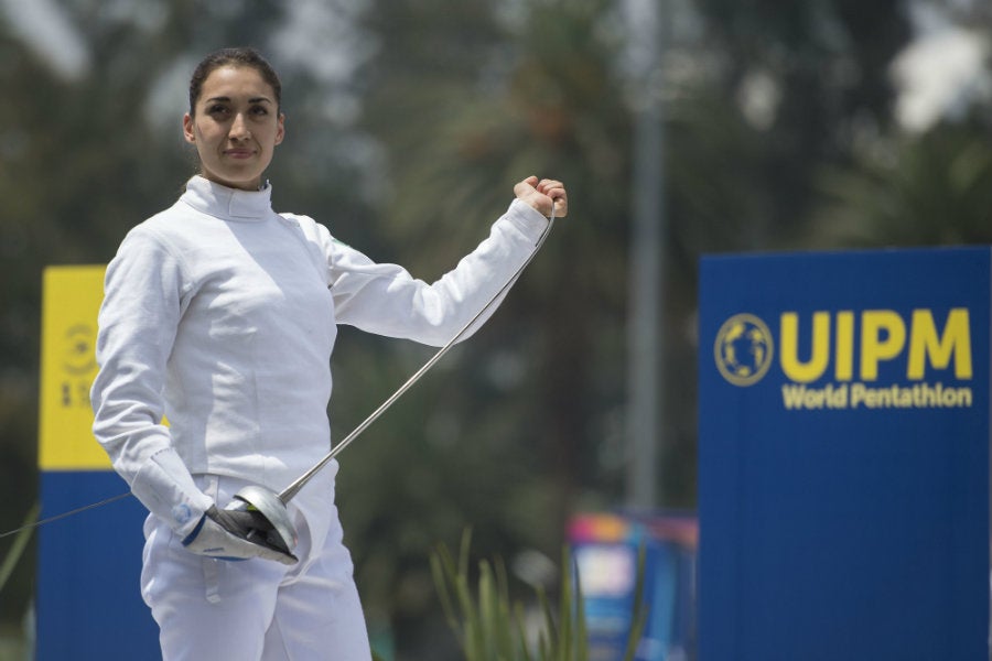 Arceo en el Mundial de Pentatlón Moderno en la Ciudad de México