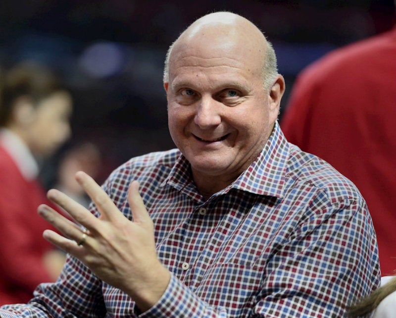 Steve Ballmer, dueño de los Clippers de Los Ángeles