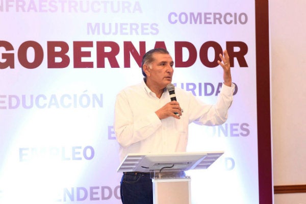 Adán Augusto López, gobernador de Tabasco