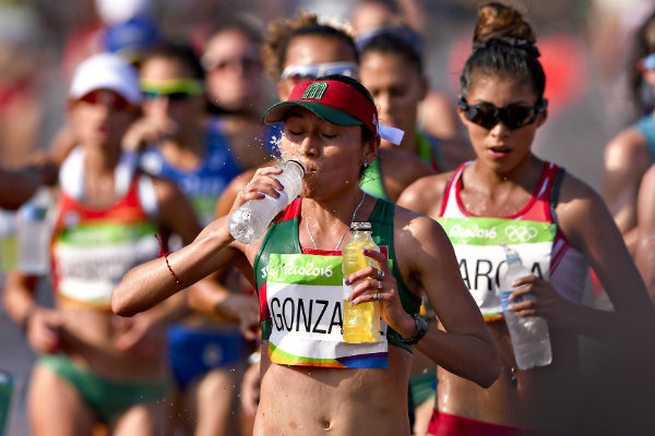 Guadalupe González en acción en los Juegos Olímpicos de Brasil 2016