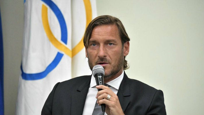 Totti, en conferencia de prensa