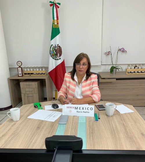 Rocío Nahle, secretaría de energía de México