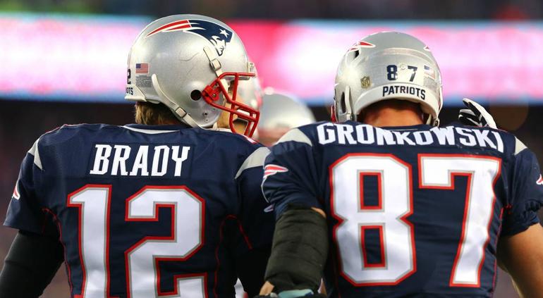 Gronkowski con Brady